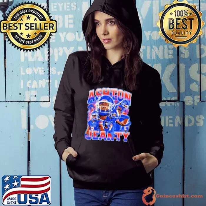 Ashton Jeanty No.2 Boise State Broncos Football graphic Hoodie