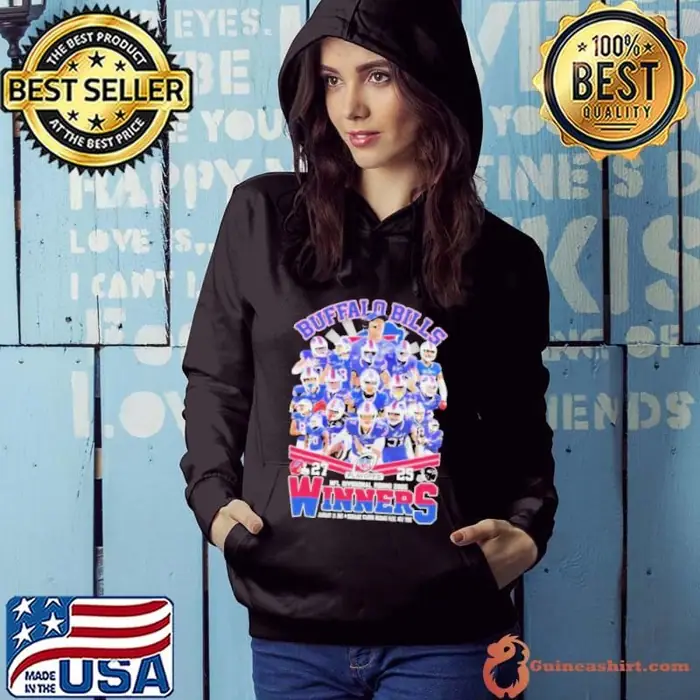 Buffalo Bills NFL Playoffs Divisional Round 2025 Winners Signatures shirts Hoodie