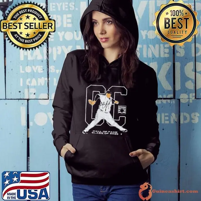 CC Sabathia New York Yankees National Baseball Hall of Fame Inductee Class of 2025 Signature Hoodie