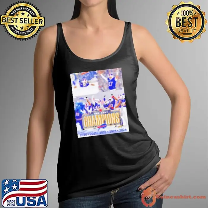 Congratulations Buffalo Bills AFC East championss for the 5th year straight 20 21 22 23 24 Tank Top