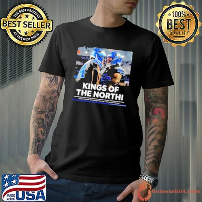 Detroit Lions Kings of the North repeat as champions the NFC North 2024 Unisex