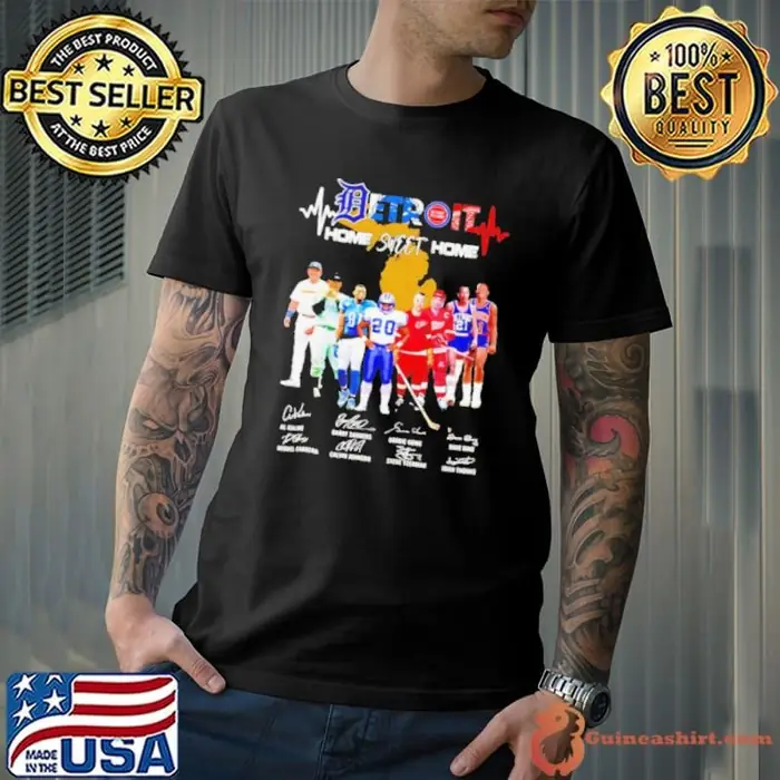 Detroit Sports home sweet home signature Unisex