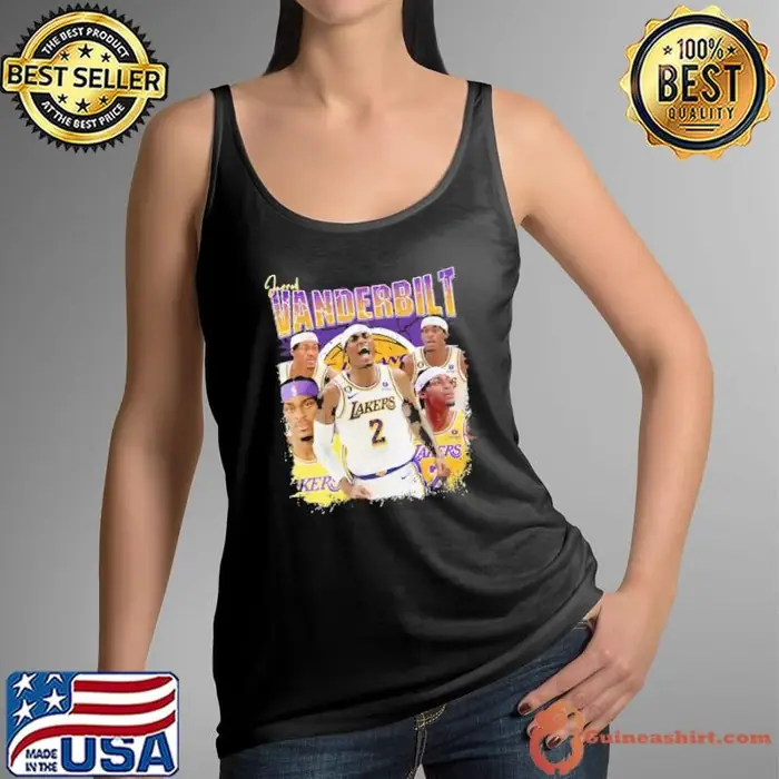 Jarred Vanderbilt American professional basketball player Los Angeles Lakers Tank Top