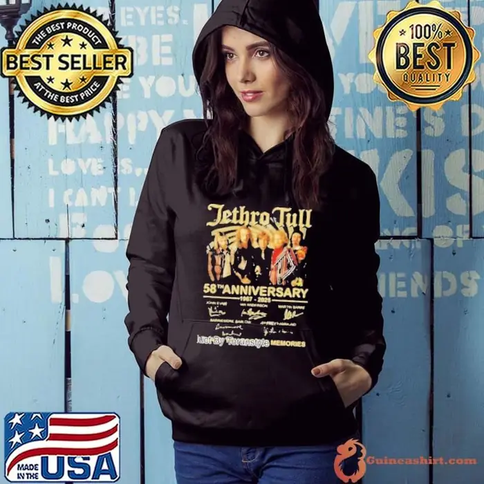 Jethro Tull 58th Anniversary 1967 2025 Thank You For The Memories Signature Hoodie