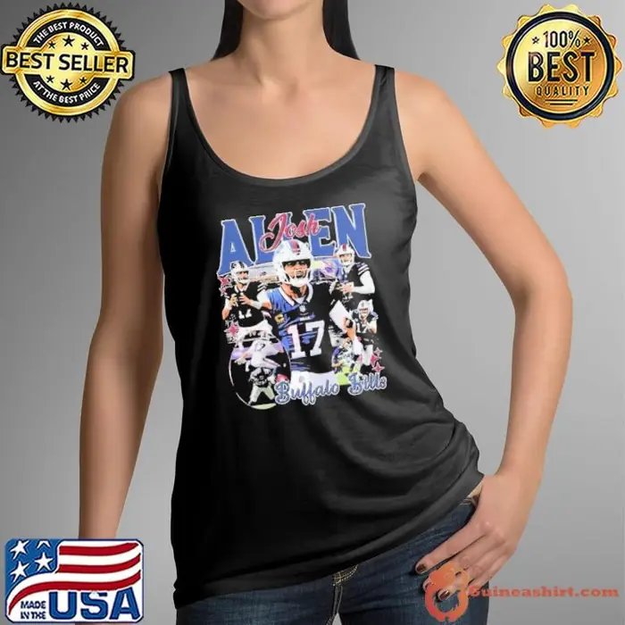 Josh Allen American professional football quarterback Buffalo Bills Tank Top