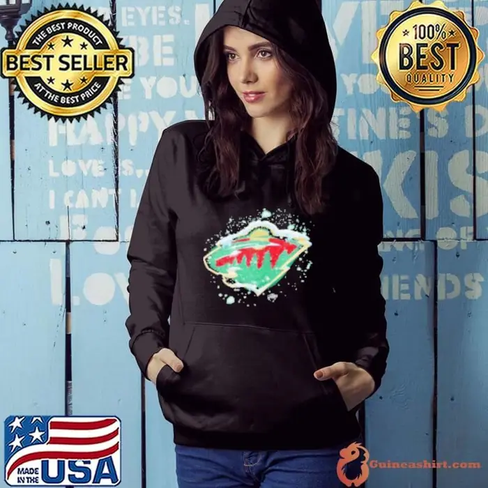 Minnesota Wild Snow Logo Hoodie