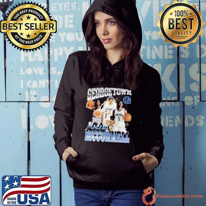 Modesti McConnell Georgetown Hoyas Basketball 90s Retro Graphic Signature Hoodie