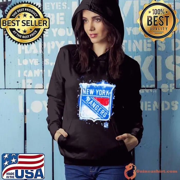 New York Rangers Snow Logo Hoodie