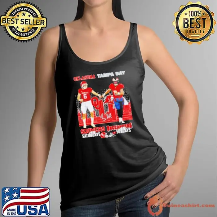 Oklahoma Sooners on Saturdays x Tampa Bay Buccaneers on Sundays Tank Top
