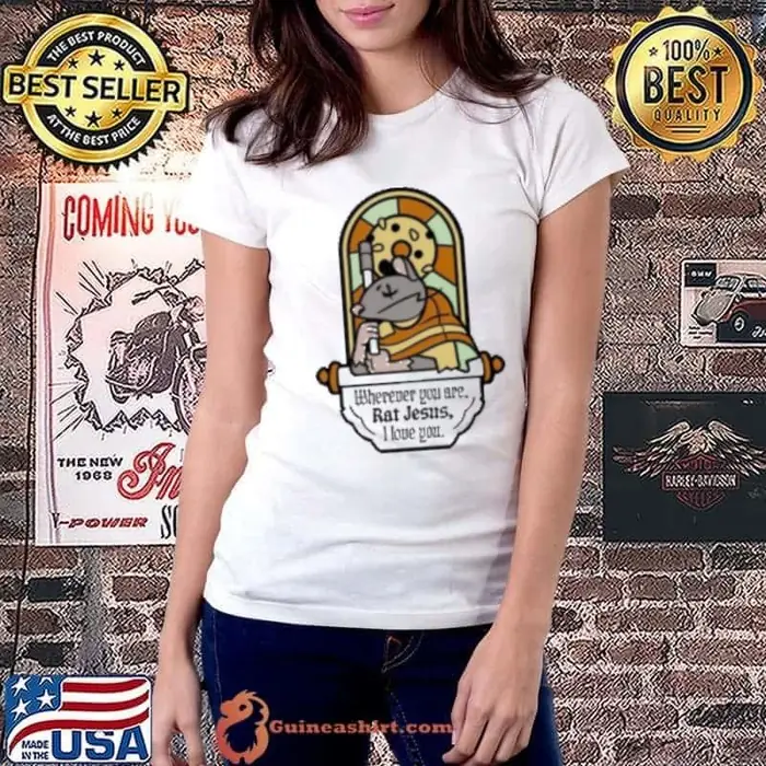 Pin Of The Month January '25 Wherever You Are Rat Jesus I Love You Ladiestee