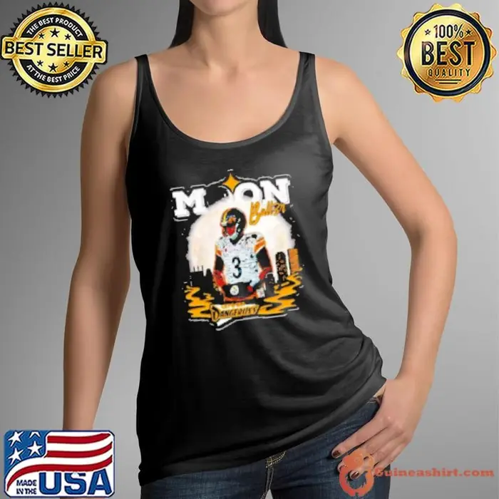Pittsburgh Steelers Russell Wilson moon ball3r let's get dangeruss Tank Top