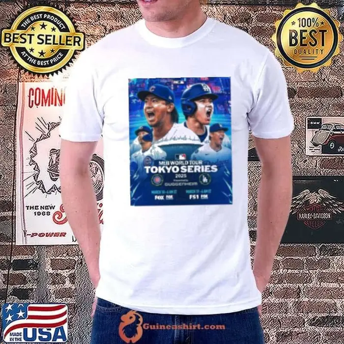 2025 MLB Tokyo Series Los Angeles Dodgers vs Chicago Cubs kickoff the regular season March 18 19 Unisex