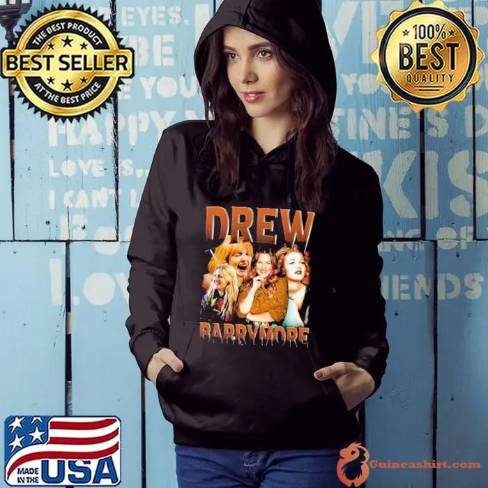 Drew Barrymore American actress talk show host businesswoman Hoodie