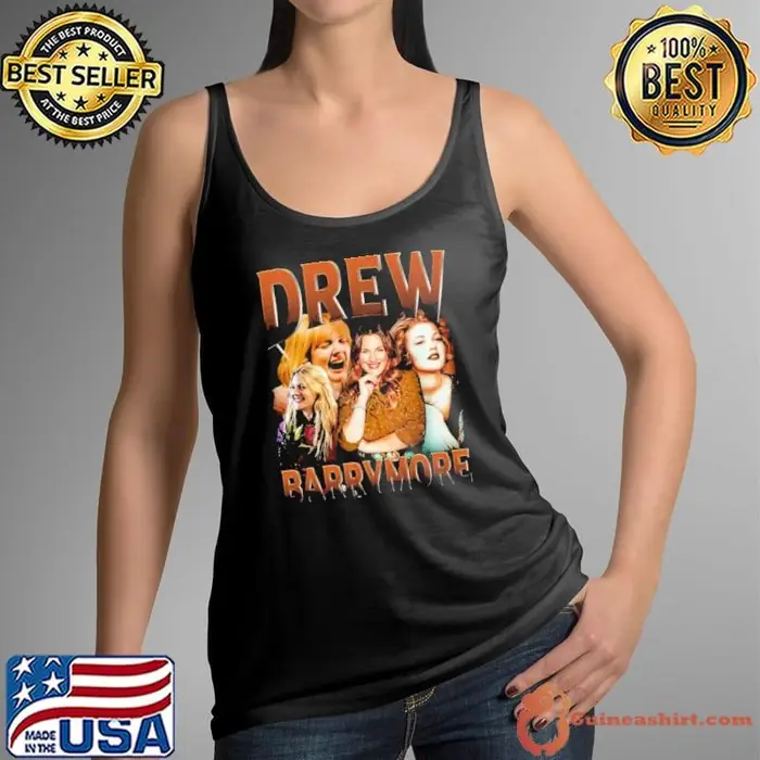 Drew Barrymore American actress talk show host businesswoman Tank Top