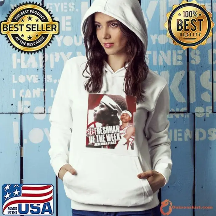 SEC Freshman of the Week Jeremiah Fears Oklahoma Sooners men’s basketball NCAA Hoodie
