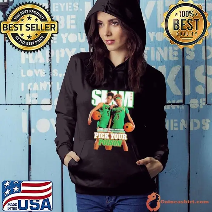 SLAM 254 Pick Your Poison Cover Tee Olivia Miles And Hannah Hidalgo Team Notre Dame Fighting Irish Hoodie