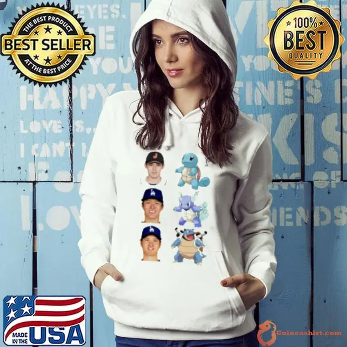Shohei Ohtani vs Pokemon Zenigame evolution Hoodie