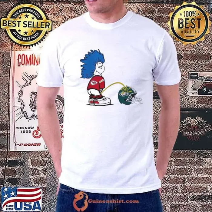 Thing One Kansas City Chiefs Piss On Philadelphia Eagles T Unisex