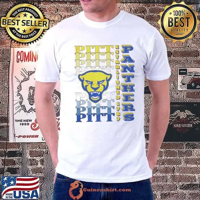 Awesome Pittsburgh Panthers Gradient Wordmark Unisex