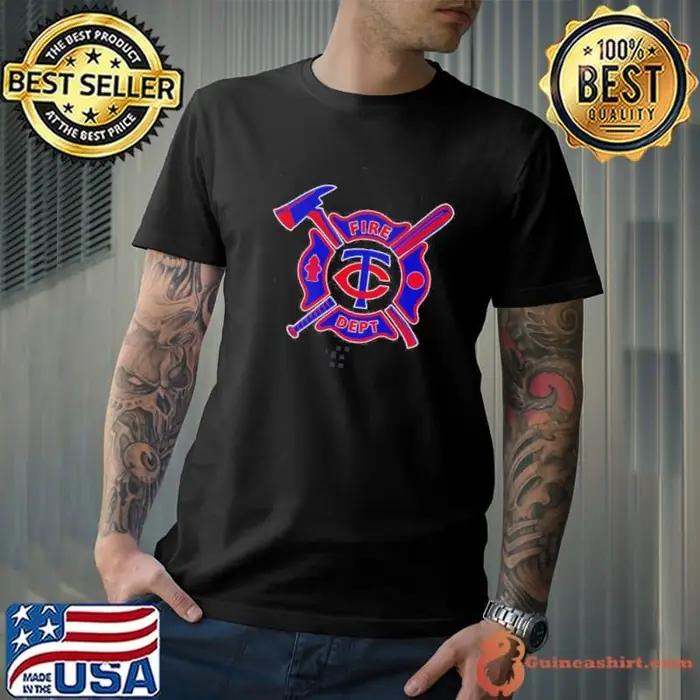 Fire Dept Minnesota Twins Baseball Unisex