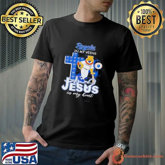Kansas City Royals In My Veins Jesus In My Heart Mascot Unisex
