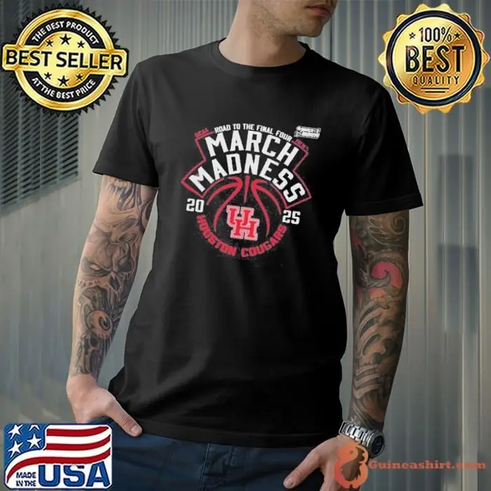 March Madness Houston Cougars 2025 NCAA Mens Tournament Road To The Final Four Logo Unisex