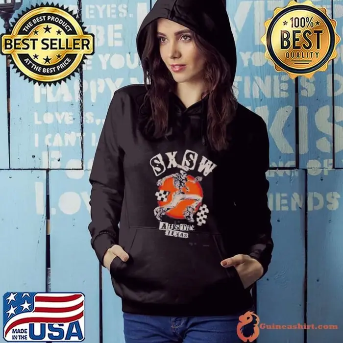 SXSW Austin Texas Skeleton Cowboy Hoodie