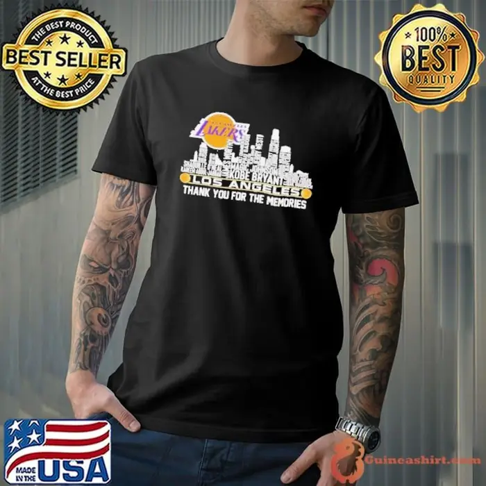 Skyline Los Angeles Lakers thank you for the memories Unisex