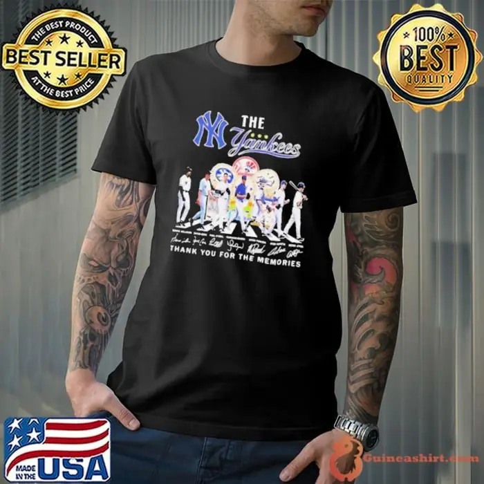The Yankees Abbey Road thank you for the memories signature Unisex