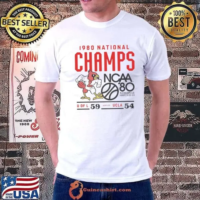 Top Louisville Cardinals NCAA 1980 National Champs Indianapolis March 22 24 Unisex