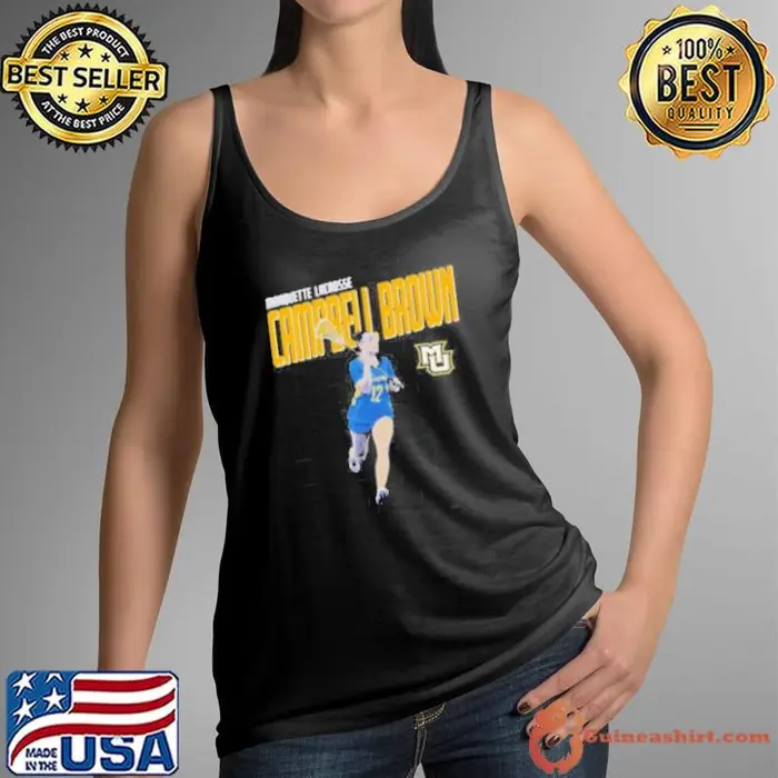 Campbell Brown Marquette lacrosse Tank Top