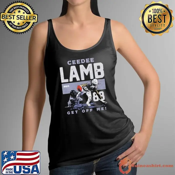 Ceedee Lamb Dallas Get Off Me Tank Top