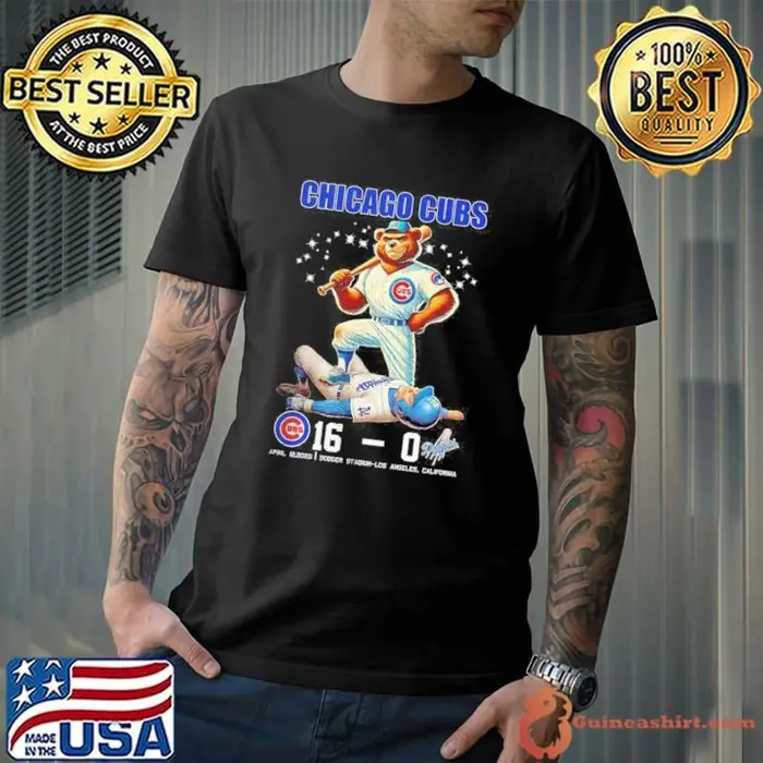 Chicago Cubs Vs Los Angeles Dodgers 16-0 mascot Unisex