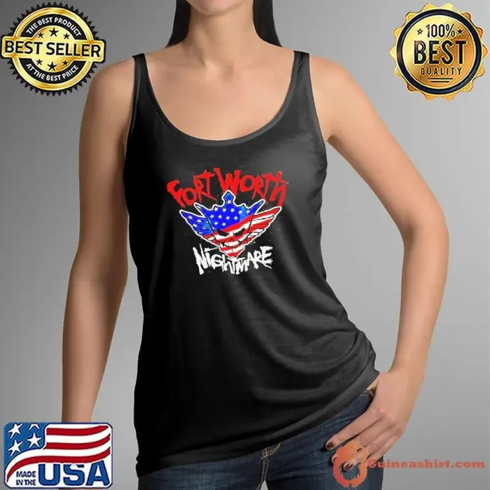 Cody Rhodes fort worth nightmare american flag Tank Top