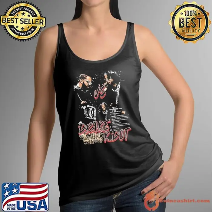 Drake Vs. Kendrick Lamar Canadian rapper And Singer Tank Top