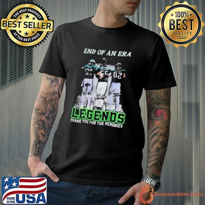 End Of An Era Philadelphia Eagles Legends Thank You For The Memories 2025 Unisex