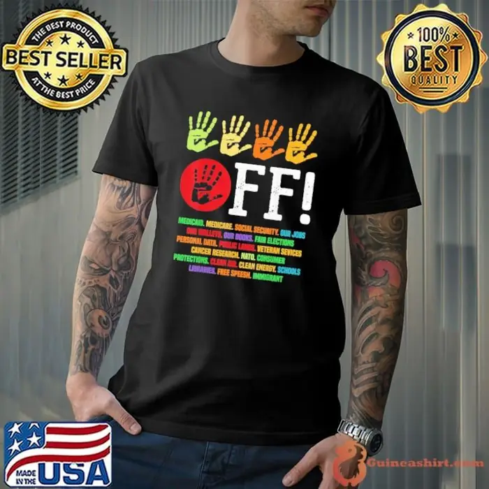 Hands Off Protest Social Security And Medicare Protest Unisex