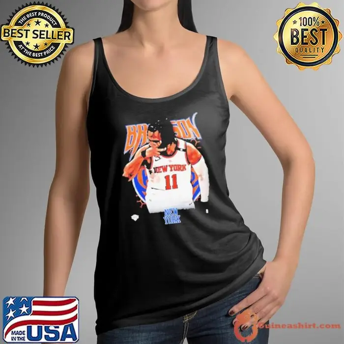 Jalen Brunson NY Knicks player collage Tank Top