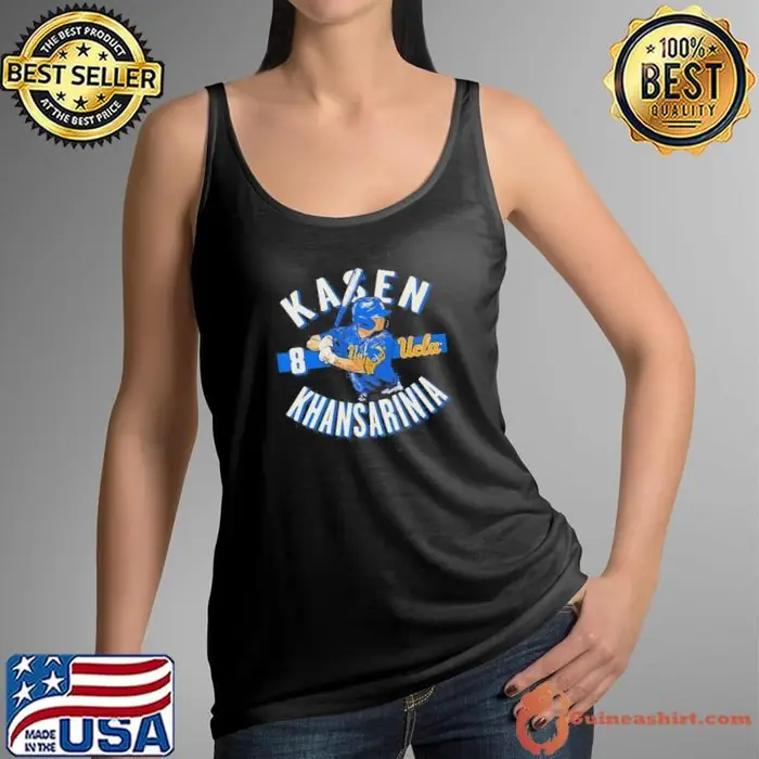 Kasen Khansarinia UCLA Baseball Cartoon Tank Top
