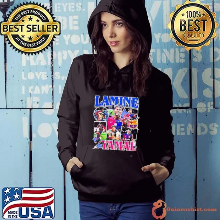 Lamine Yamal Barcelona graphic retro Hoodie