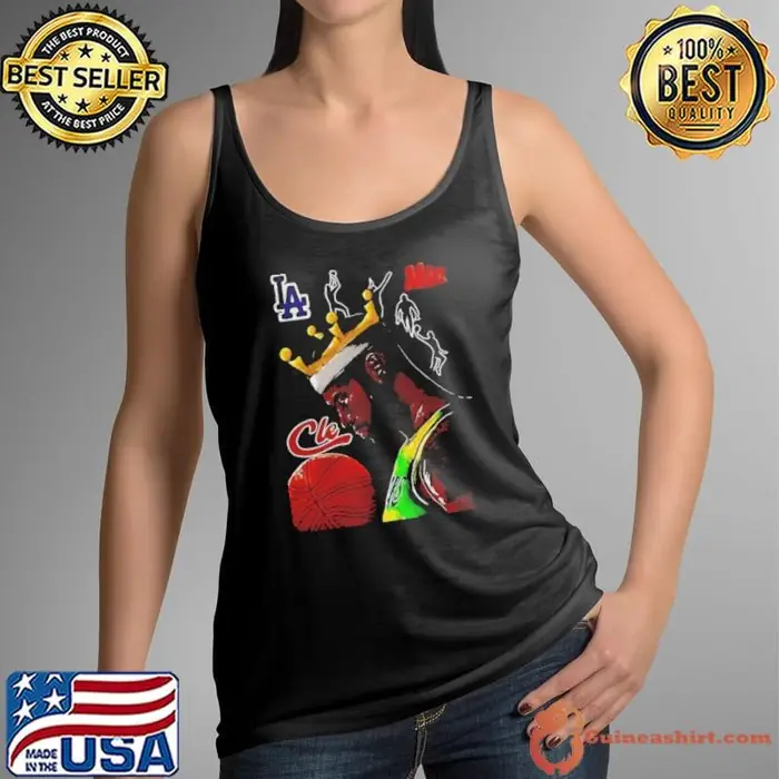 LeBron James Los Angeles Lakers Basketball cartoon Tank Top