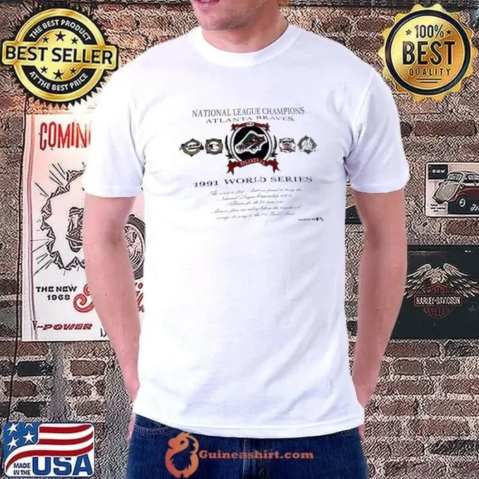 National League Champions Atlanta Braves 1991 World Series Unisex