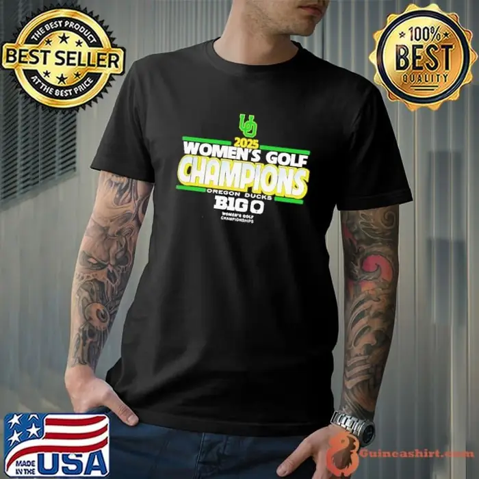 Oregon Ducks 2025 Big Ten Women’s Golf Champions Unisex