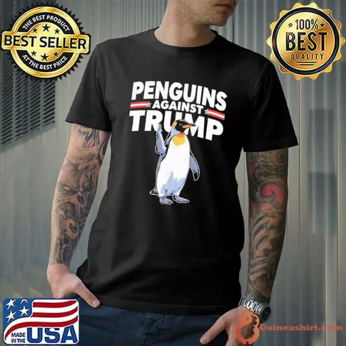Penguins Against Trump Stars Election Middle Finger Unisex