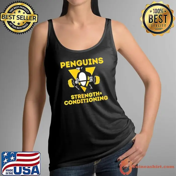 Pittsburgh Penguins strength and conditioning Tank Top