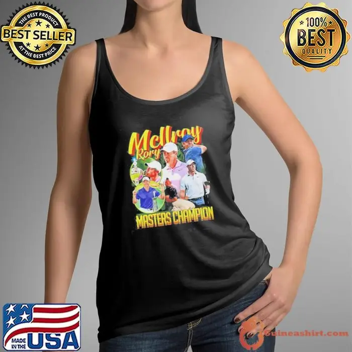 Rory Mcilroy U.S. Open Masters Champion Tank Top