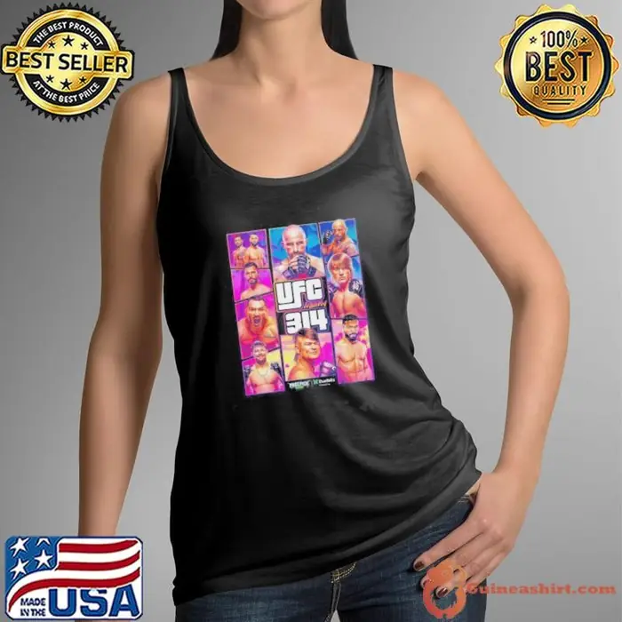 UFC 314 Miami Alexander Volkanovski Yair Rodriguez Michael Chandler Bryce Mitchell Graphics 2025 Tank Top