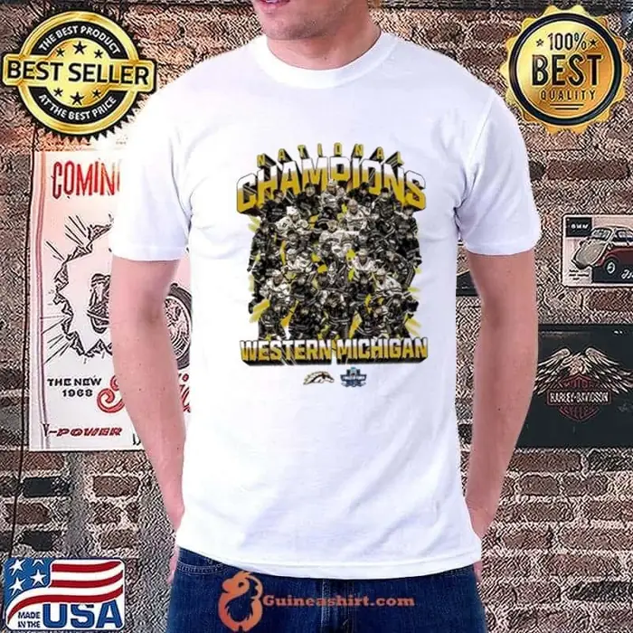 Western Michigan Men’s Ice Hockey March Madness National Champions Team Collage Unisex