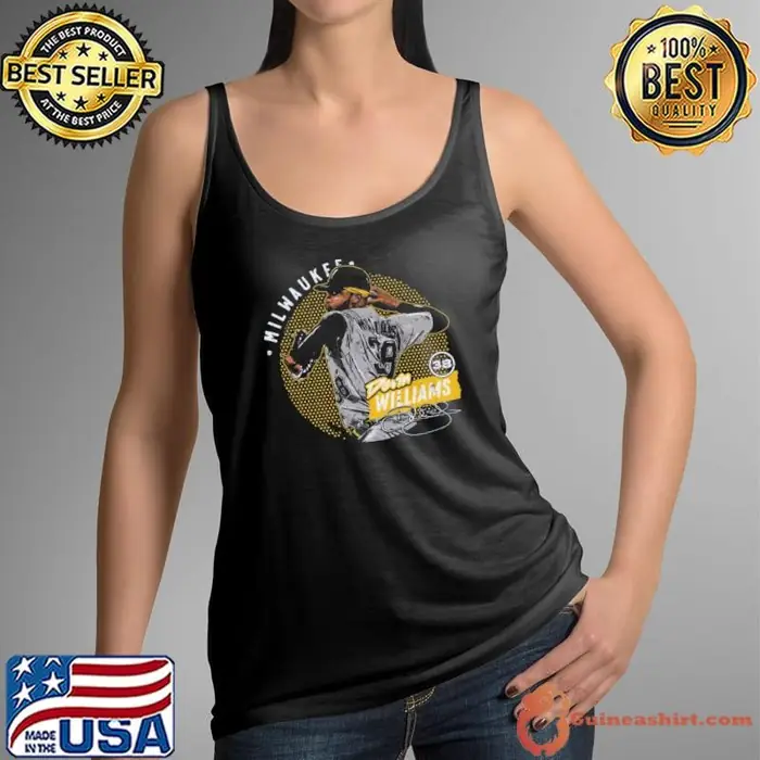 Williams Milwaukee Dots Signature American professional baseball pitcher Tank Top
