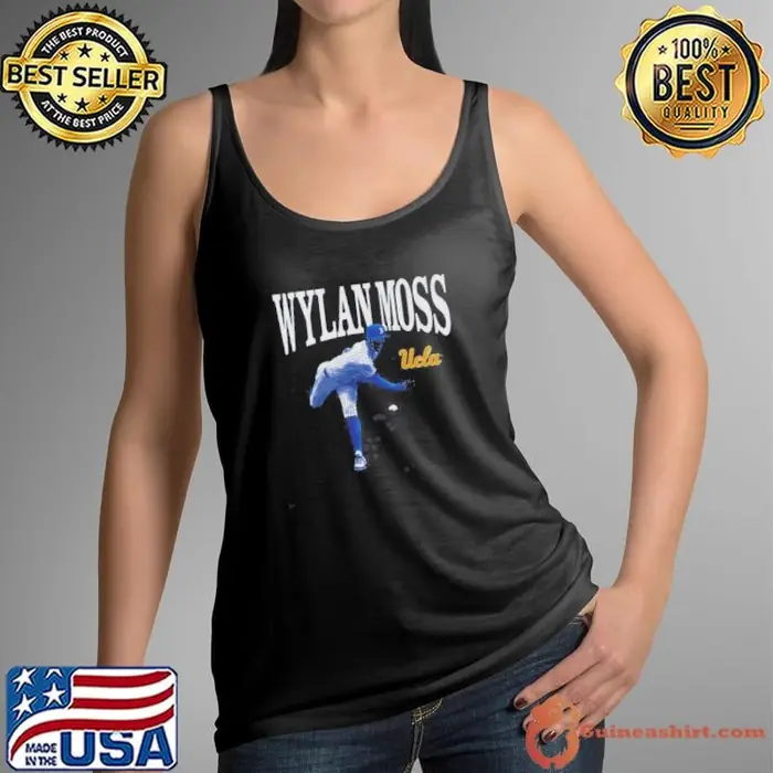 Wylan Moss Illustrated UCLA Bruins Baseball NCAA Big Ten Conference 2025 Tank Top